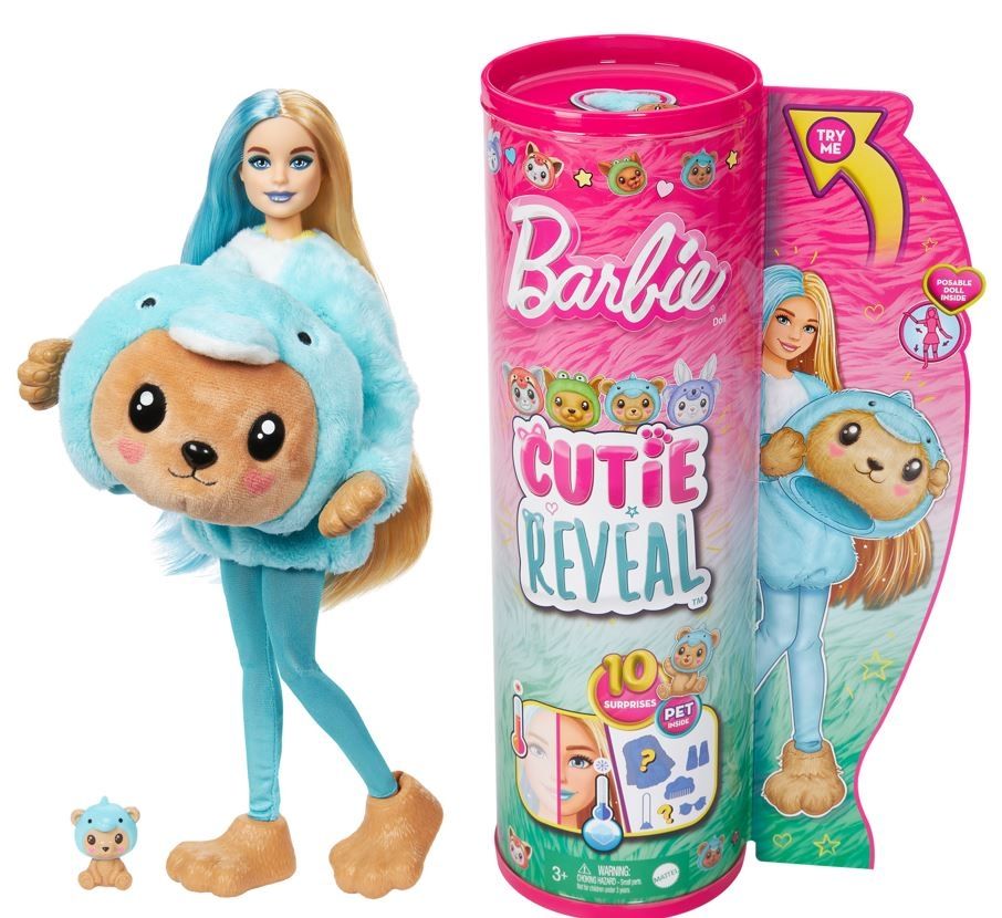 Barbie Cutie Reveal Lalka  Kostium