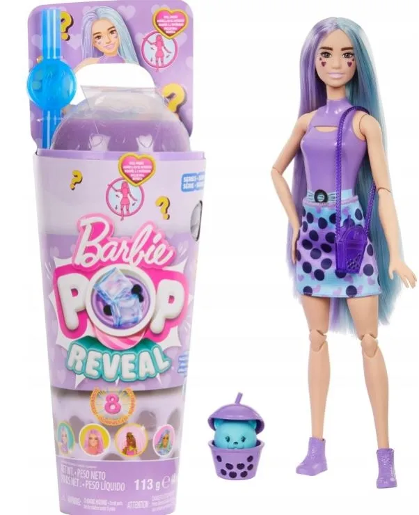 Barbie Pop Reveal Lalka seria Bubble Tea