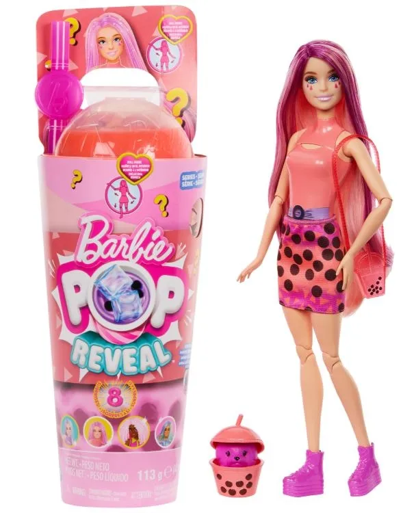 Barbie Pop Reveal Lalka seria Bubble Tea