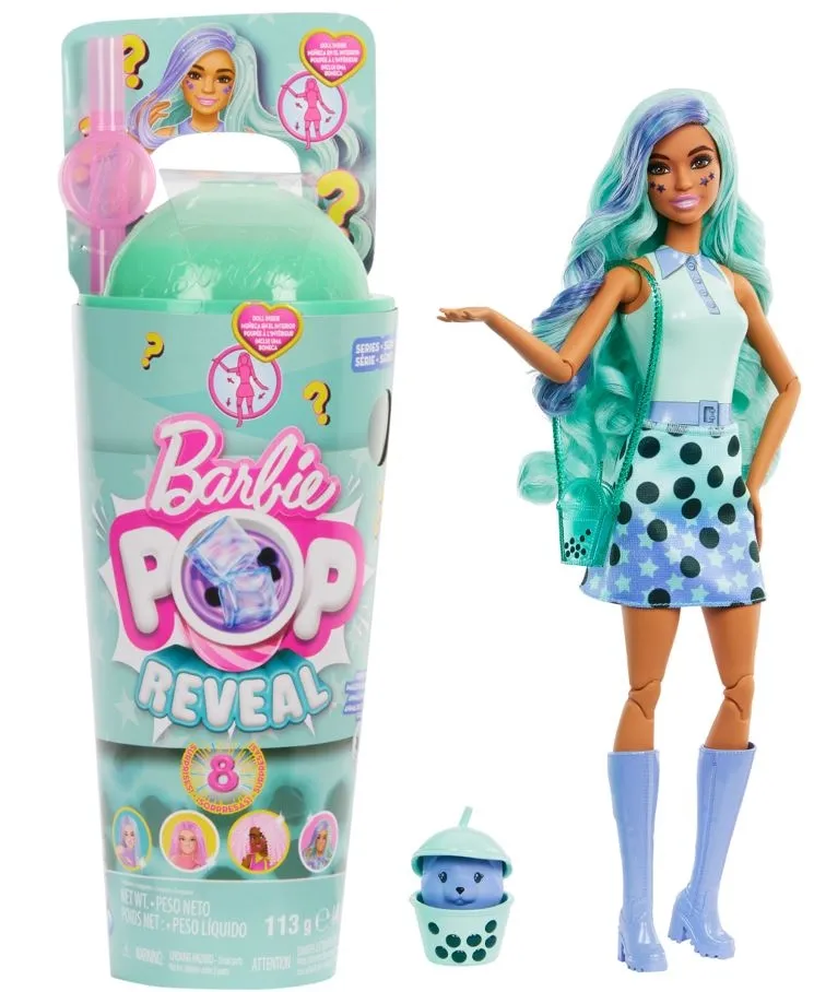 Barbie Pop Reveal Lalka seria Bubble Tea