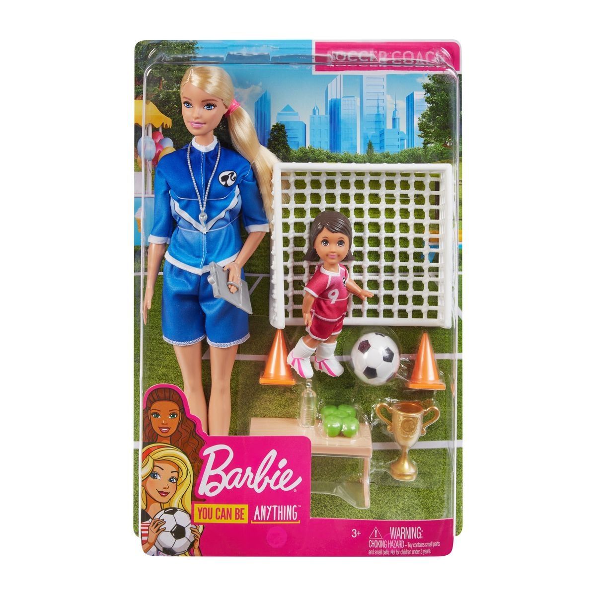 Barbie Trenerka Piłki Nożnej GLM47