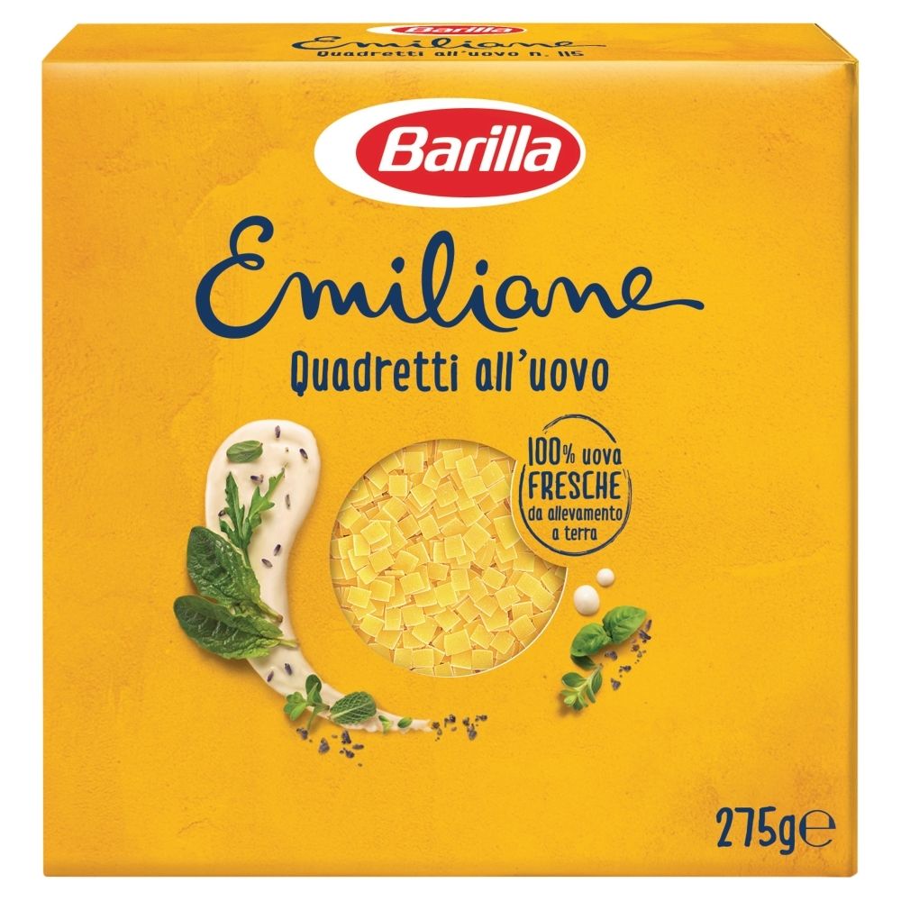 Barilla Emiliane Makaron jajeczny quadretti 275 g