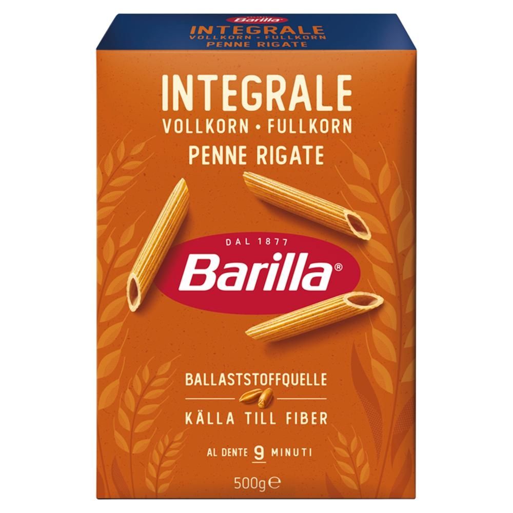 Barilla Integrale Makaron pełnoziarnisty z pszenicy durum penne rigate 500 g