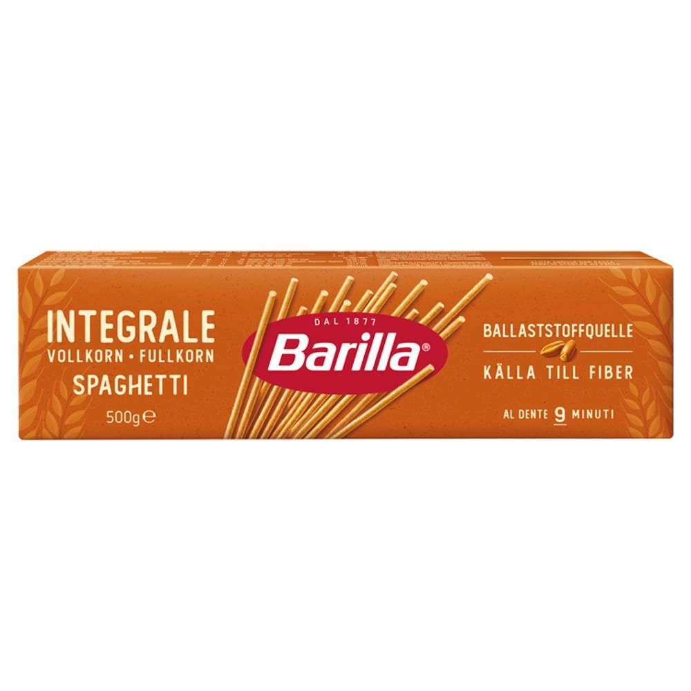 Barilla Spaghetti makaron pełnoziarnisty z pszenicy durum 500 g