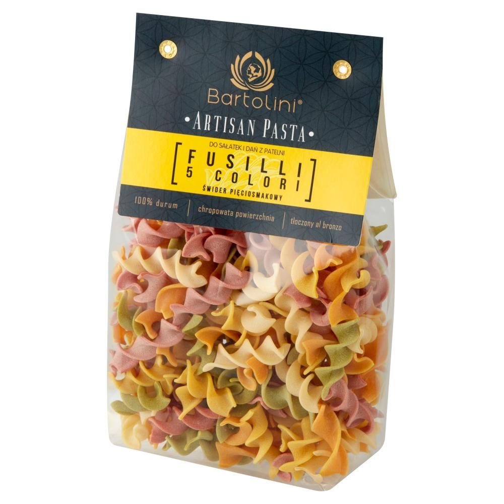 Bartolini Artisan Pasta Makaron durum 5-smakowy świder nr 3 300 g