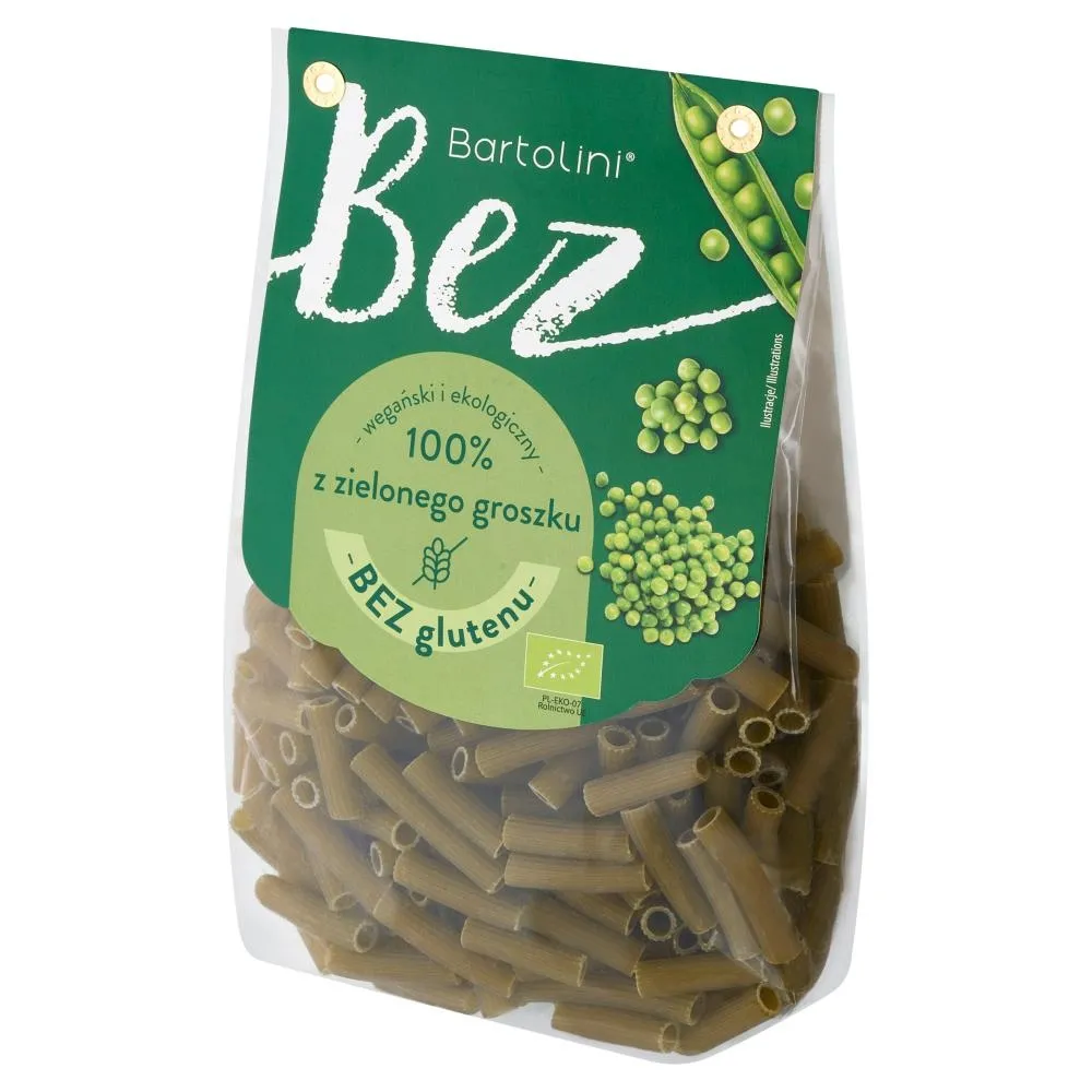 Bartolini Bez Makaron 100 % z zielonego groszku rurka 250 g