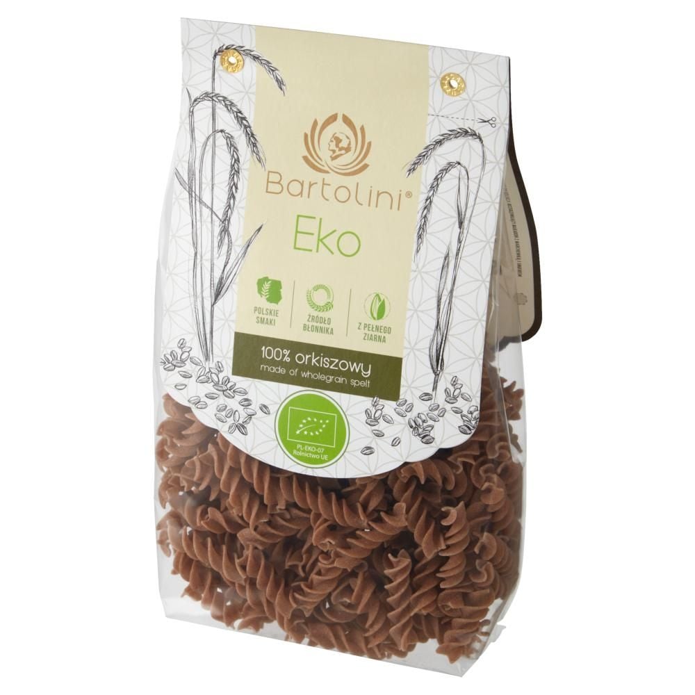 Bartolini Eko Makaron 100% orkiszowy świderek nr 2 250 g