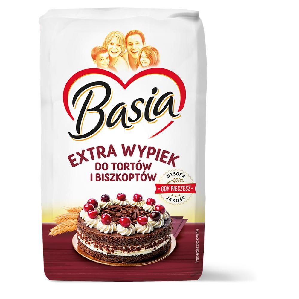 Basia Mąka extra wypiek do tortów i biszkoptów 1 kg