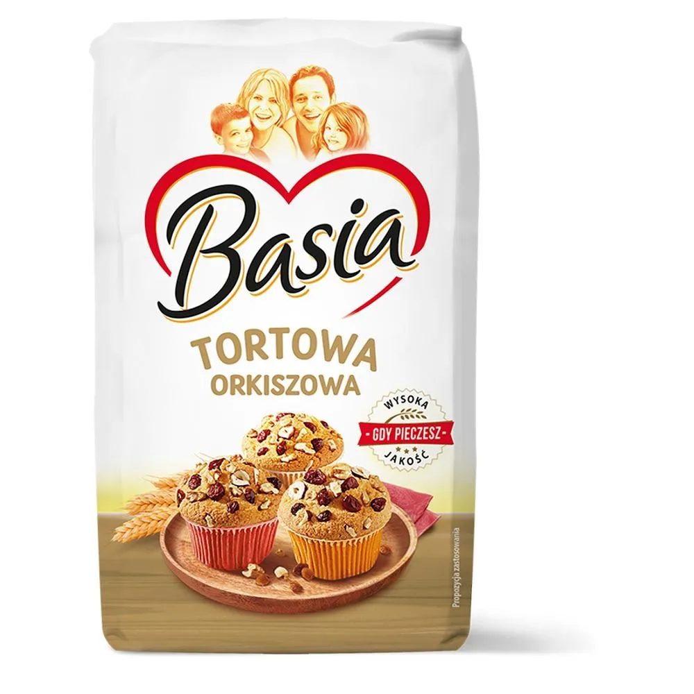 Basia Mąka tortowa orkiszowa 900 g