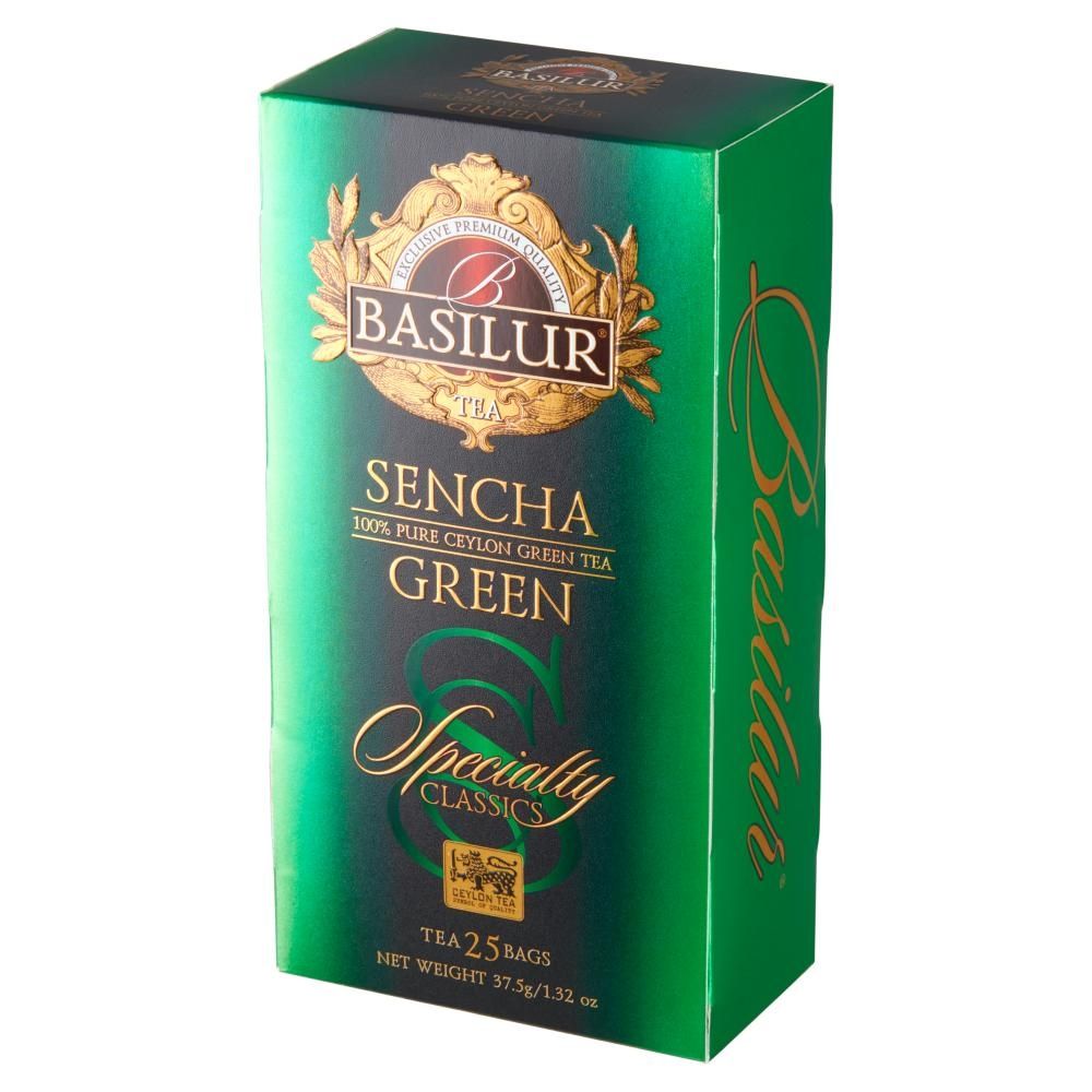 Basilur Specialty Classics Sencha Herbata zielona 37,5 g (25 x 1,5 g)