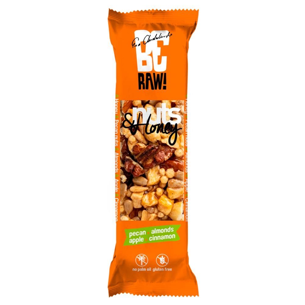 Be Raw! Nuts & Honey Pecan Almonds Apple Cinnamon Baton 30 g