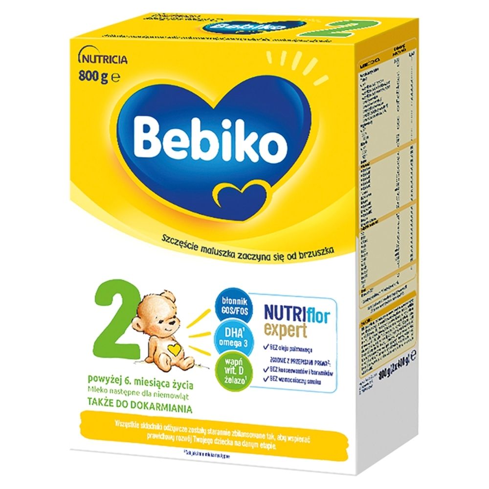 Bebiko 2 Mleko następne dla niemowląt powyżej 6. miesiąca życia 800 g (2 x 400 g)