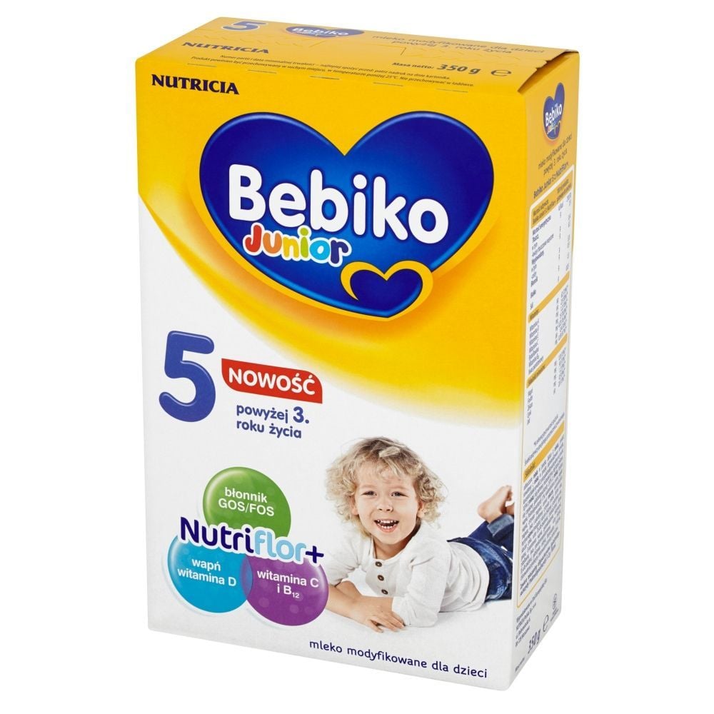 Bebiko Junior 5 Mleko modyfikowane dla dzieci powyżej 3. roku życia 350 g