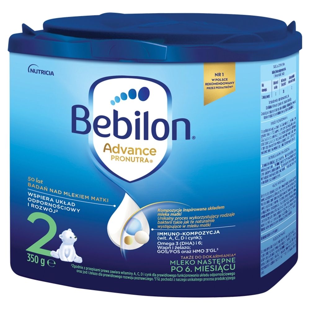 Фото - Дитяче харчування Bebilon 2 Advance Pronutra Mleko następne po 6. miesiącu 350 g 