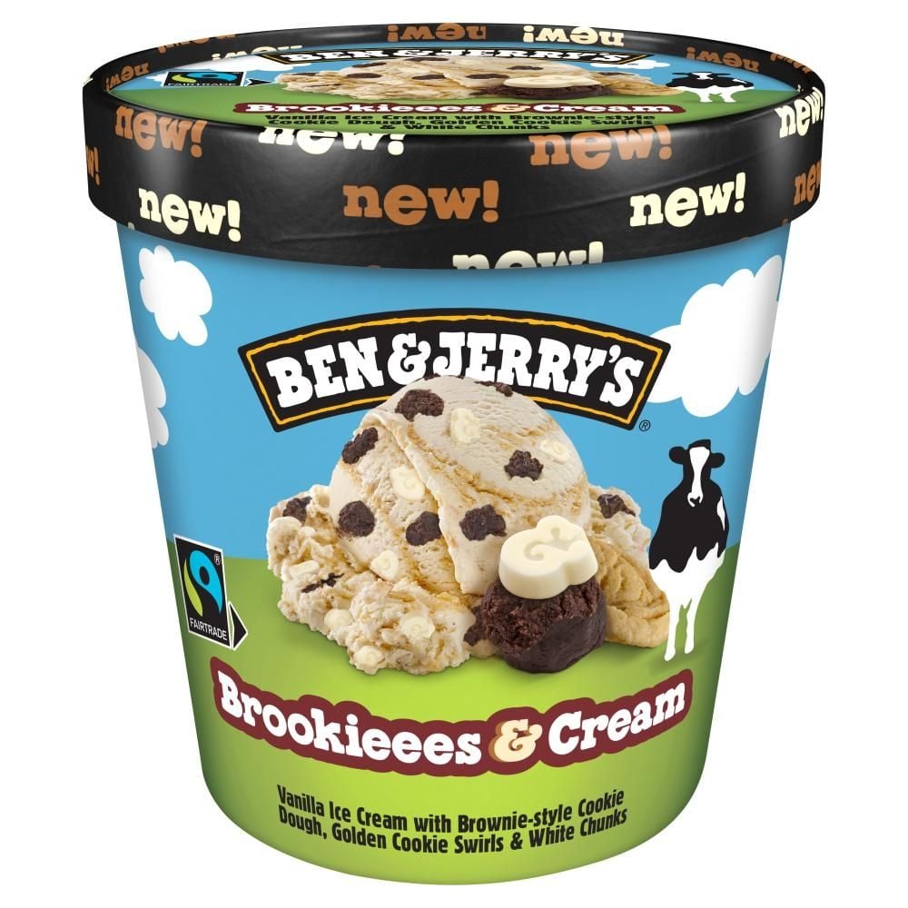 Ben & Jerry's Brookieees & Cream Lody 465 ml