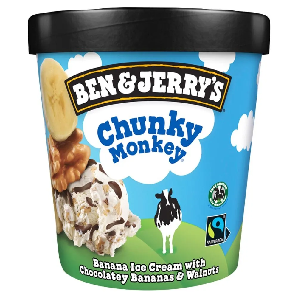 Ben & Jerry's Chunky Monkey Lody 465 ml