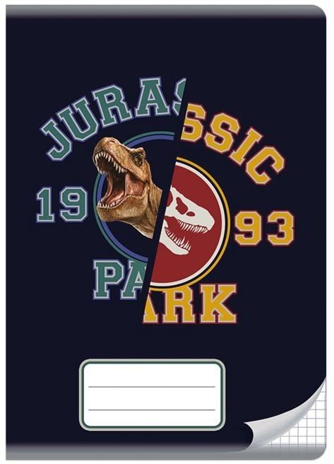 Beniamin JURASSIC PARK Zeszyt w kratkę A5/32k