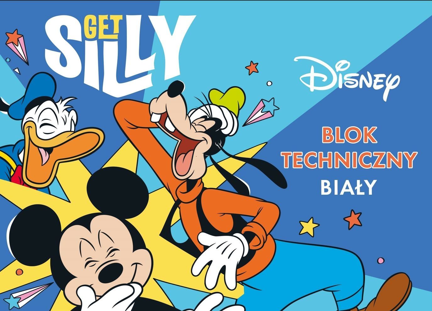 Beniamin MICKEY MOUSE Blok techniczny A4/10k biały 170 g