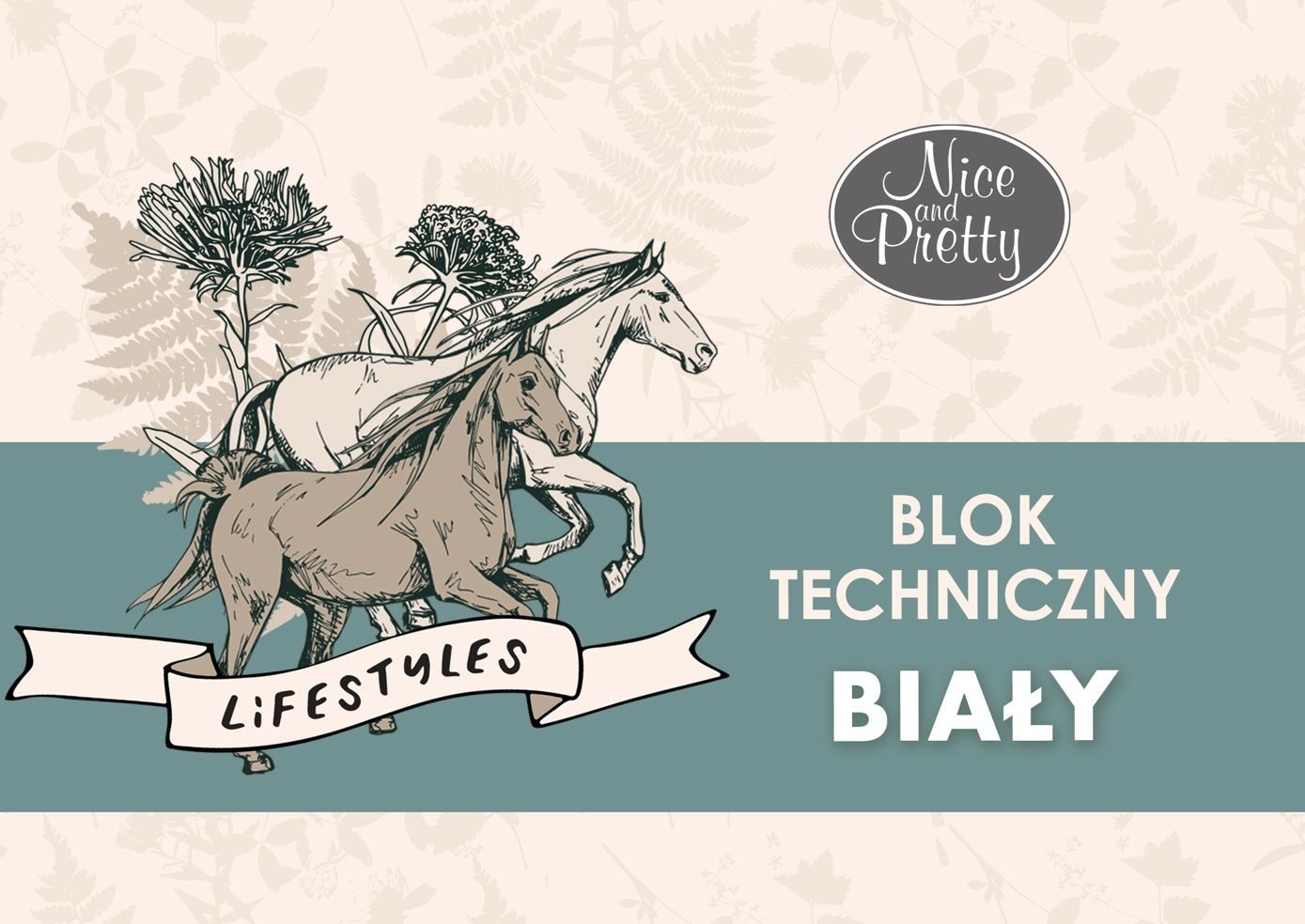 Beniamin NICE&PRETTY Blok techniczny A4/10k biały 170 g