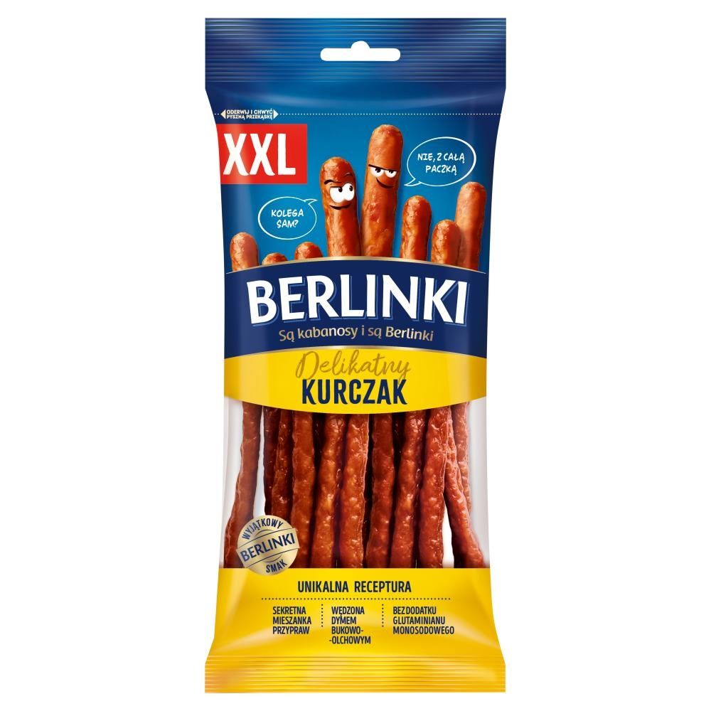 Berlinki XXL Kabanosy delikatny kurczak 150 g