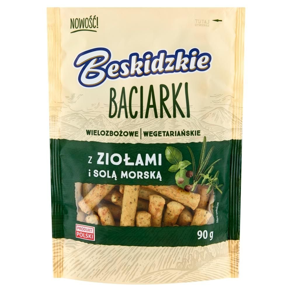 Beskidzkie Baciarki z ziołami i solą morską 90 g