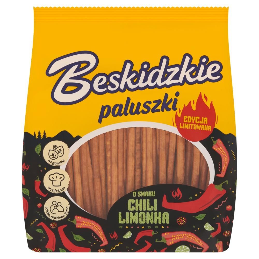 Beskidzkie Paluszki o smaku chili limonka 180 g