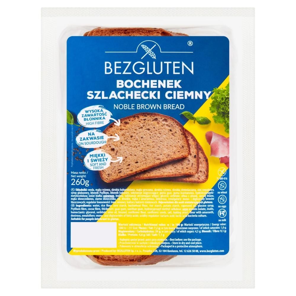 Bezgluten Bochenek szlachecki ciemny 260 g