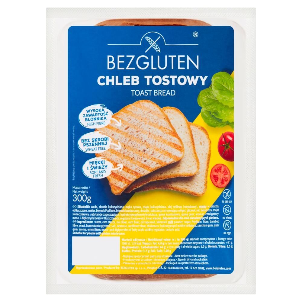 Bezgluten Chleb tostowy 300 g