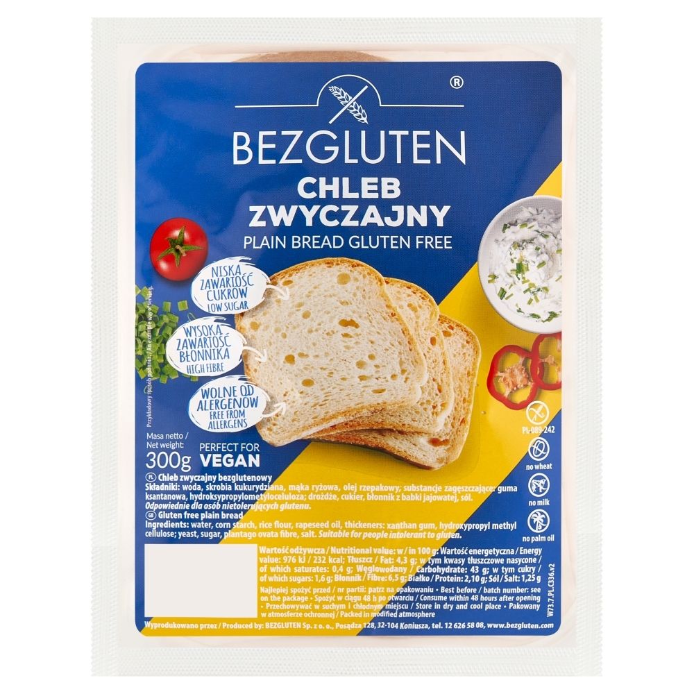 Bezgluten Chleb zwyczajny 300 g