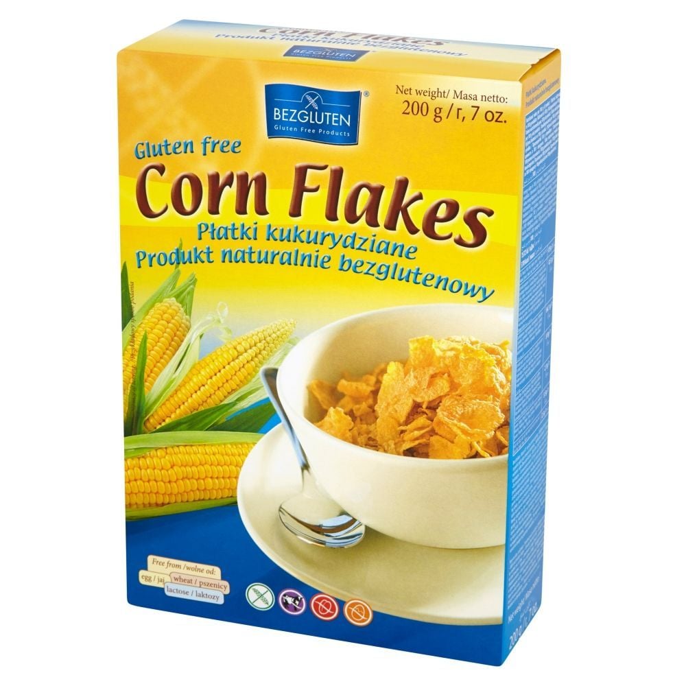 Bezgluten Corn Flakes Płatki kukurydziane bezglutenowe 200 g Zakupy