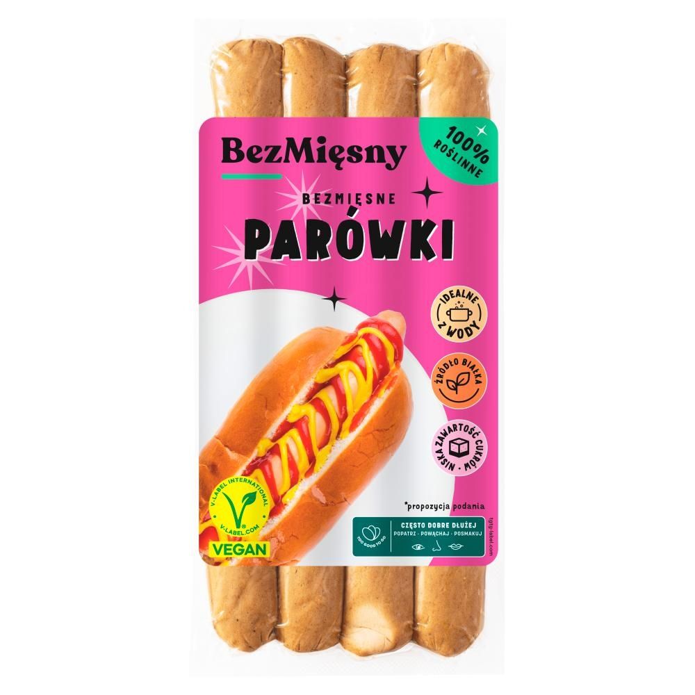 BezMięsny Bezmięsne parówki 180 g