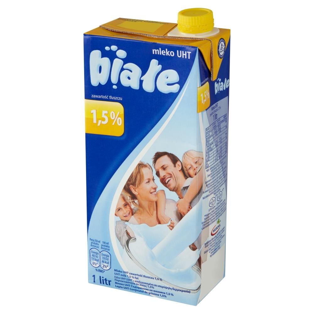 Białe Mleko UHT 1,5 % 1 l