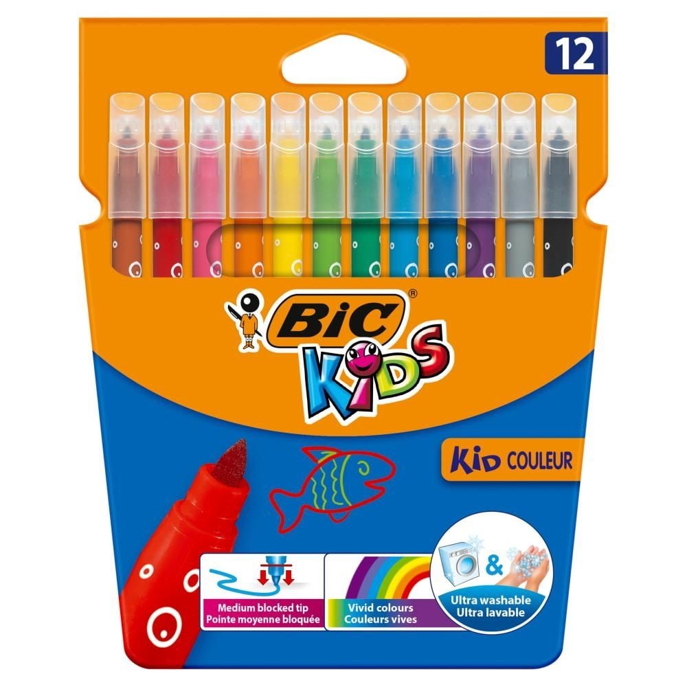 BIC Kids Kid Couleur Flamastry Pudełko 12szt