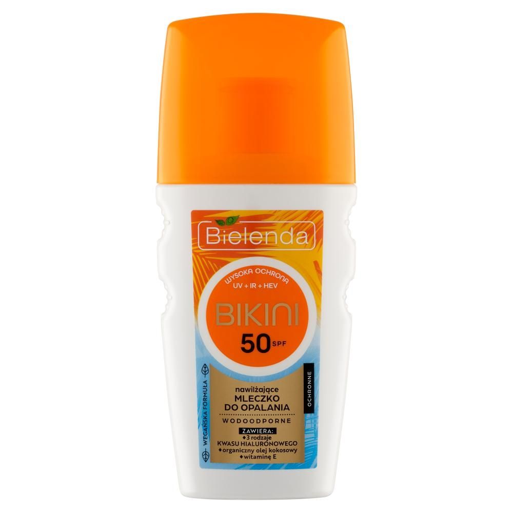 Bielenda Bikini Nawilżające mleczko do opalania 50 SPF 125 ml