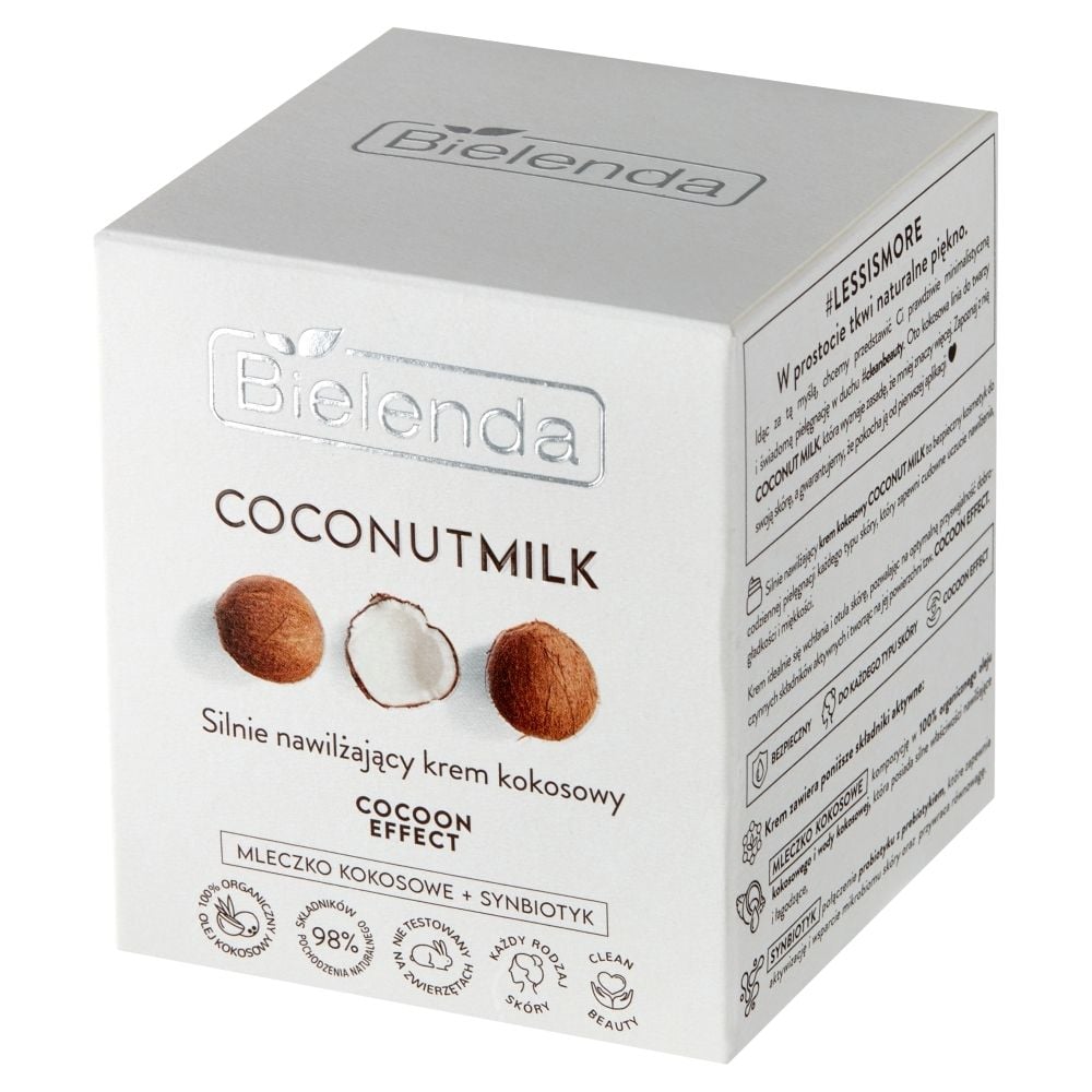 Bielenda Coconut Milk Silnie nawilżający krem kokosowy 50 ml