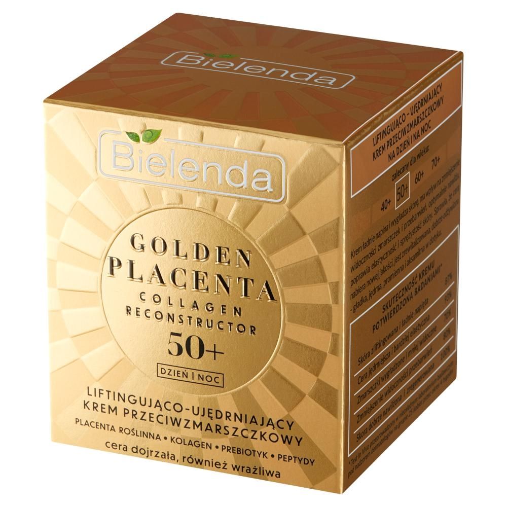 Bielenda Golden Placenta 50+ Liftingująco-ujędrniający krem przeciwzmarszczkowy 50 ml