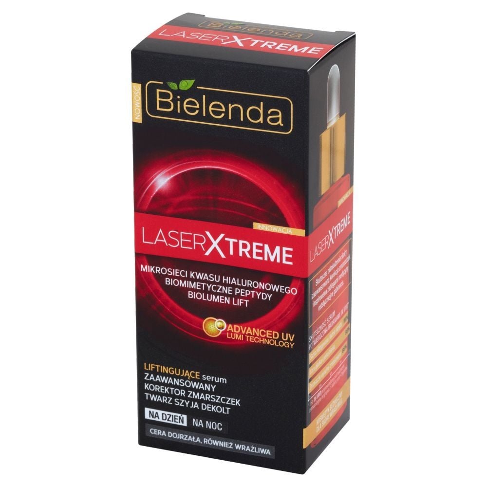 Bielenda Laser Xtreme Innowacja Liftingujące serum korektor zmarszczek na dzień i noc 30 ml