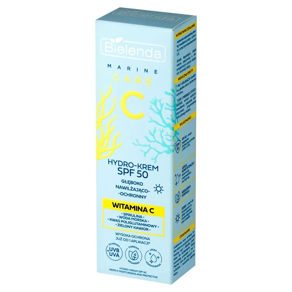 Bielenda Marine Care C Hydro-krem SPF 50 głęboko nawilżająco-ochronny 40 ml