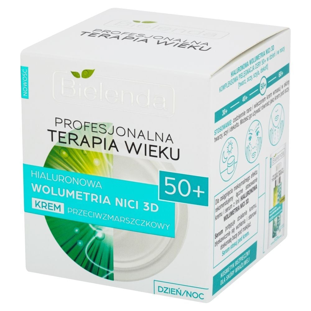 Bielenda Profesjonalna Terapia Wieku 50+ Hialuronowa Wolumetria Nici 3D Krem dzień noc 50 ml