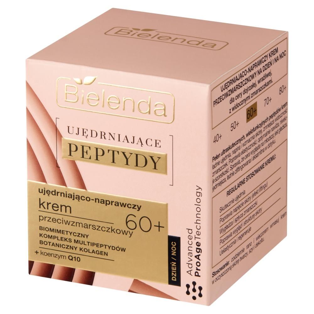 Bielenda Ujędrniające Peptydy 60+ Ujędrniająco-naprawczy krem przeciwzmarszczkowy 50 ml