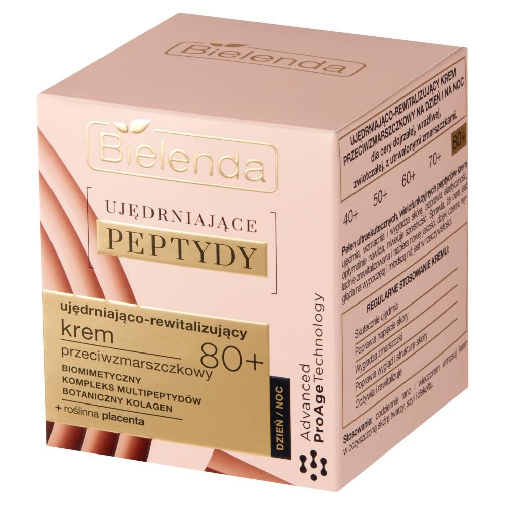 Bielenda Ujędrniające Peptydy 80+ Ujędrniająco-rewitalizujący krem przeciwzmarszczkowy 50 ml