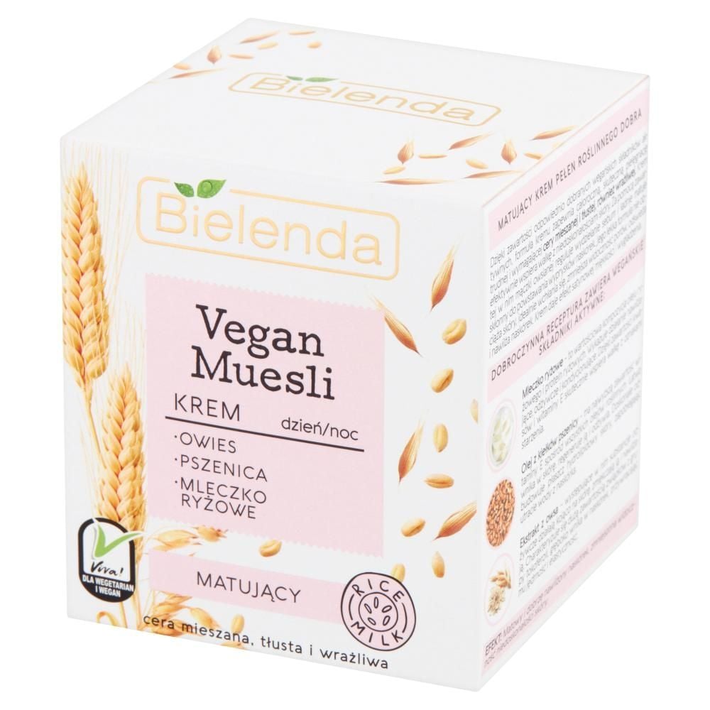 Bielenda Vegan Muesli Krem na dzień noc matujący 50 ml