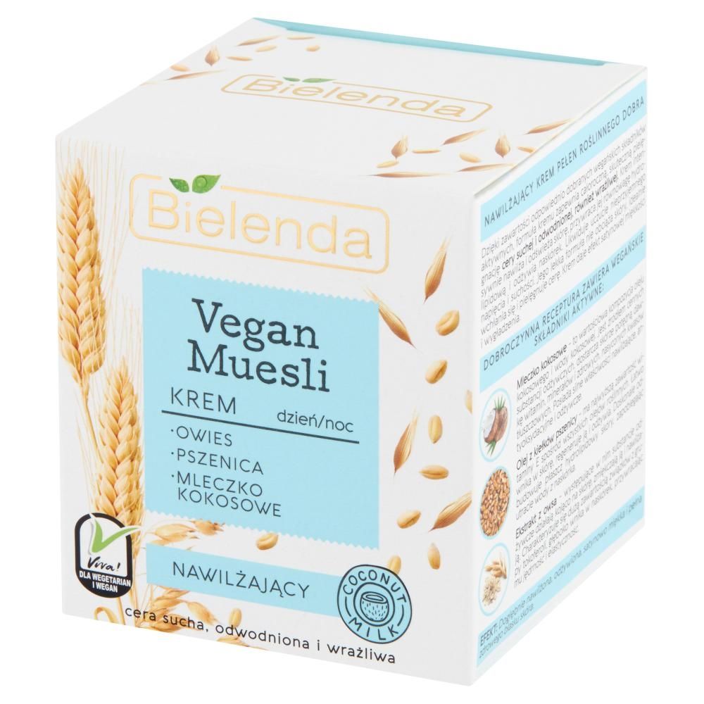 Bielenda Vegan Muesli Krem na dzień noc nawilżający 50 ml