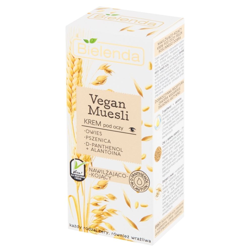 Bielenda Vegan Muesli Krem pod oczy nawilżająco-kojący 15 ml