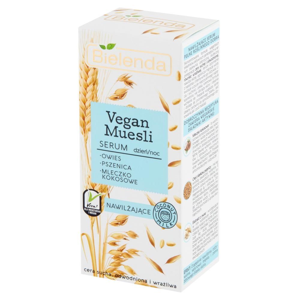 Bielenda Vegan Muesli Serum na dzień noc nawilżające 30 ml