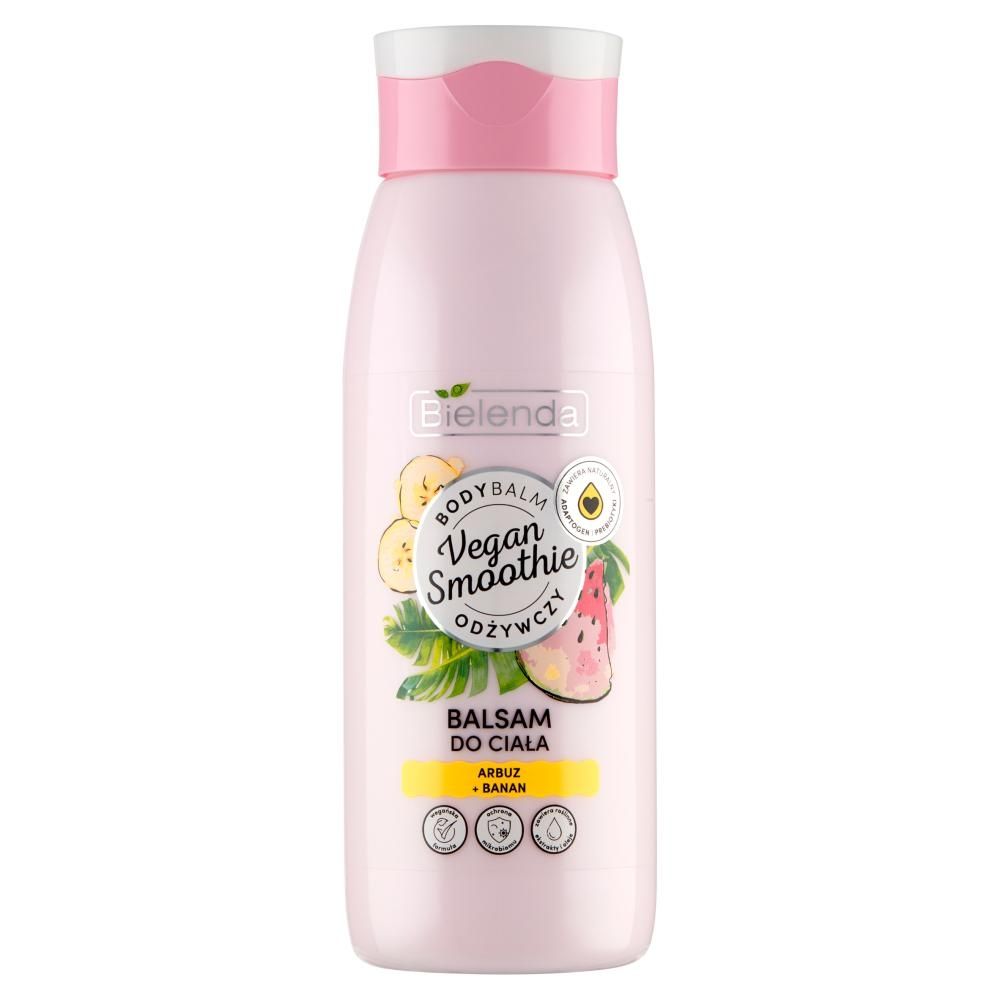 Bielenda Vegan Smoothie Odżywczy balsam do ciała arbuz + banan 400 ml