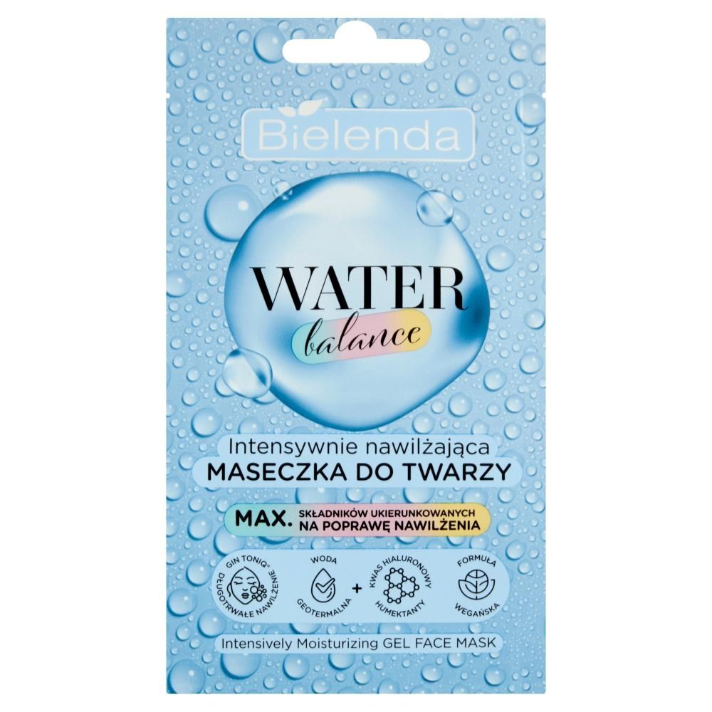 Bielenda Water Balance Intensywnie nawilżająca maseczka do twarzy 7 ml