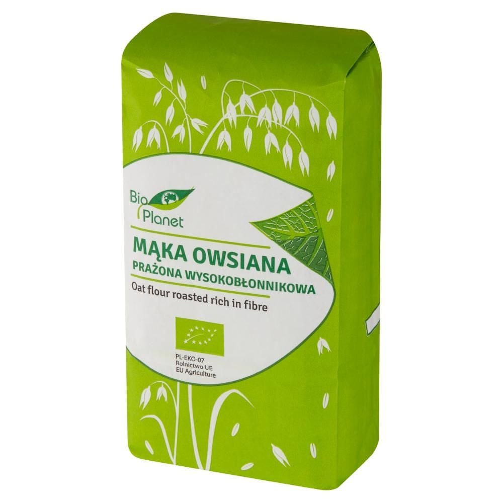 Bio Planet Mąka owsiana prażona wysokobłonnikowa 400 g