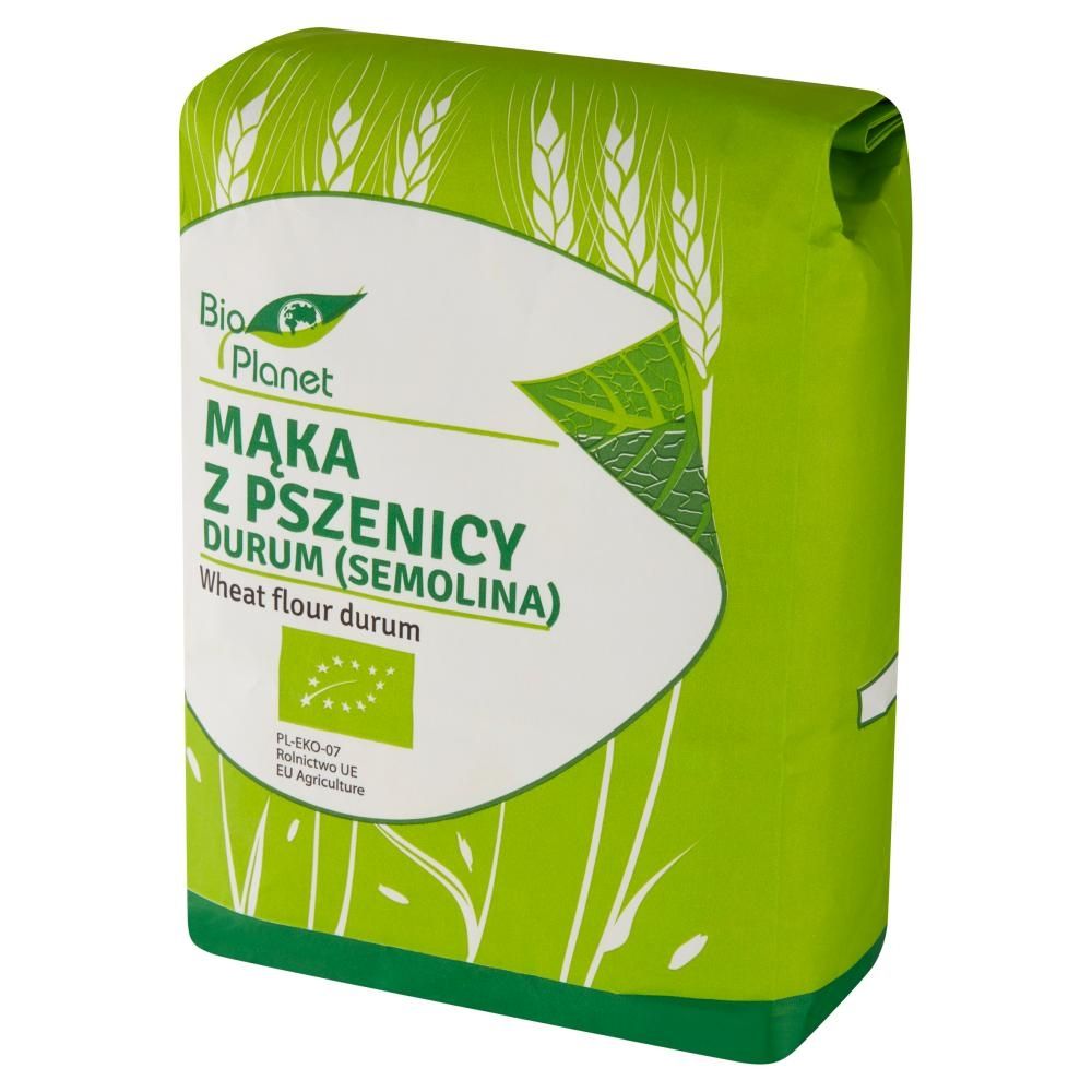 Bio Planet Mąka z pszenicy durum semolina 1 kg