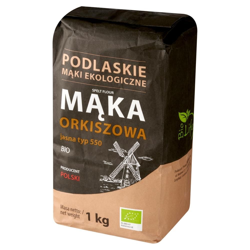 BioLife Mąka orkiszowa jasna bio typ 550 1 kg